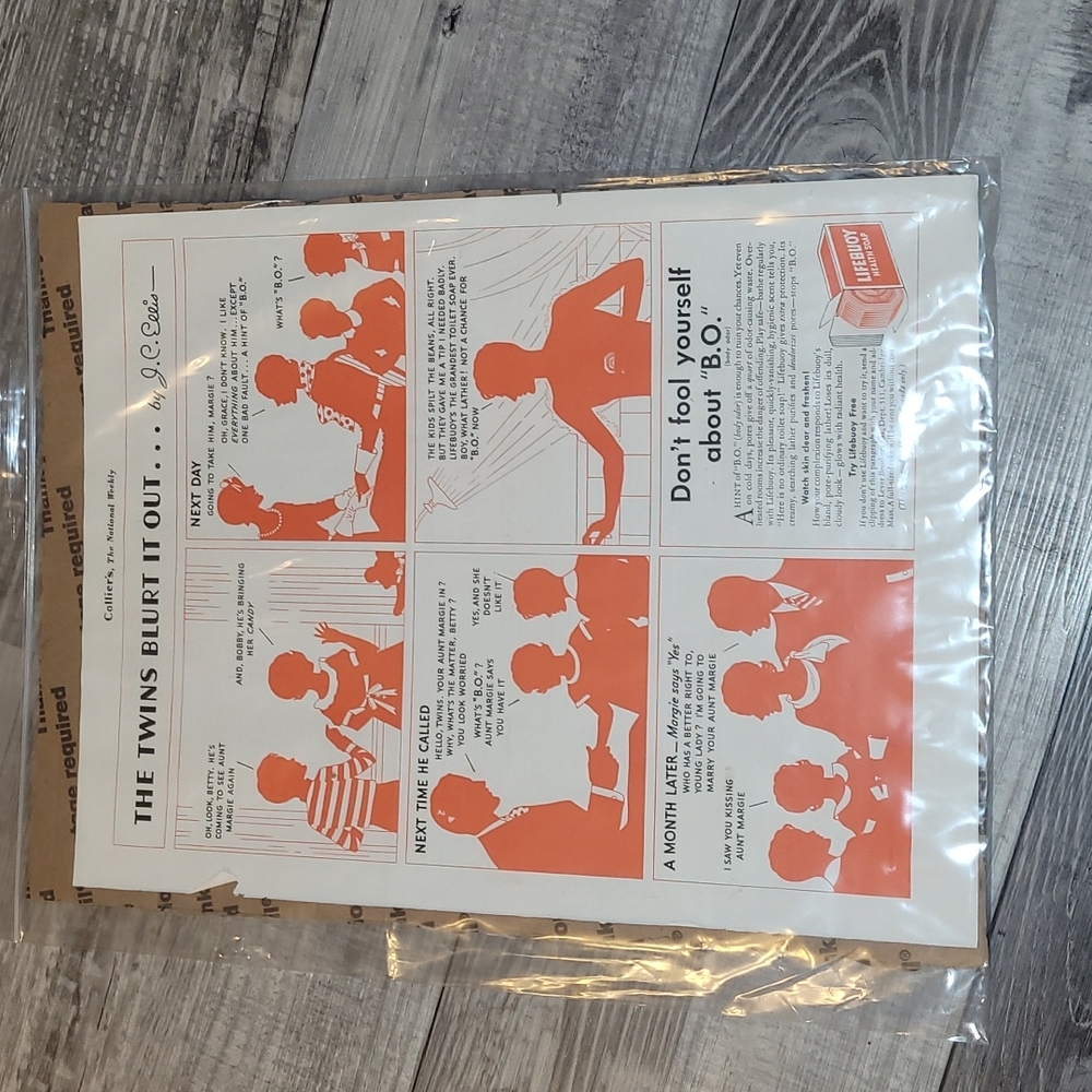 - 1930s Vintage Collier's Magazine Advertisement Farmhouse Bathroom